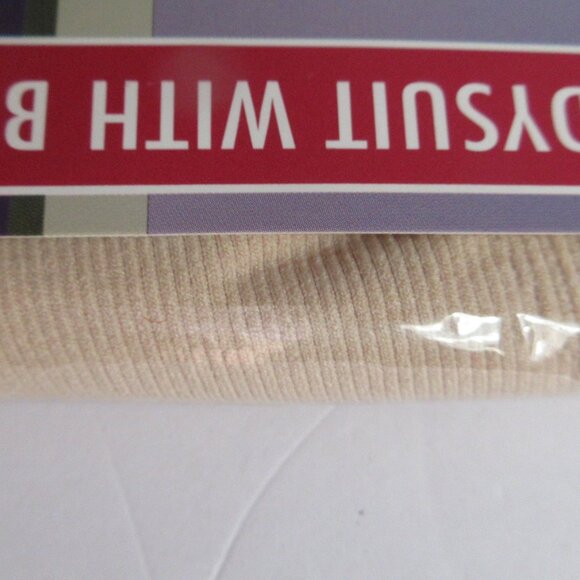 MeMoi SlimMe Bodysuit with Brief  Medium M/2 NUDE Short Sleeves NWT MSM-126 - Picture 10 of 15